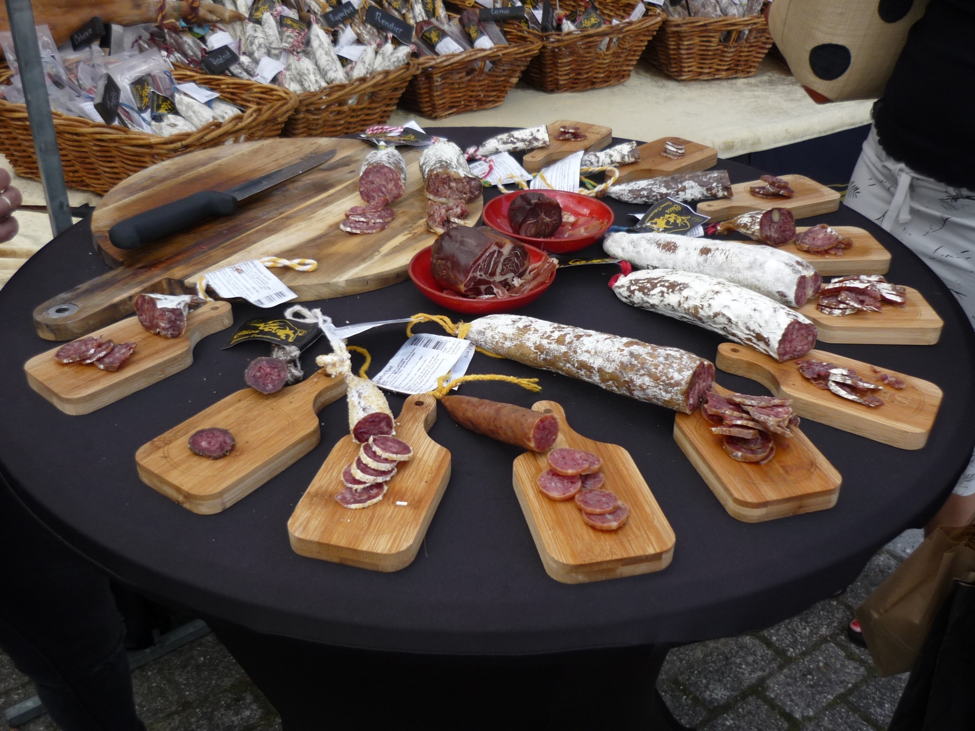 Streekproducten kraam